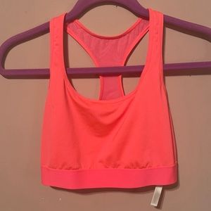Victoria’s Secret PiNK sports bra Large hot pink